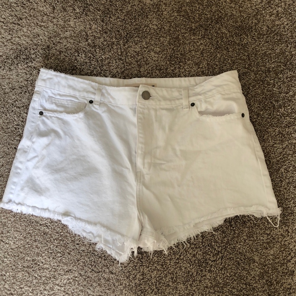 ASOS White Denim Shorts